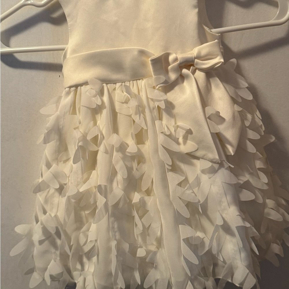 Elegant Cream Kids Formal Dress